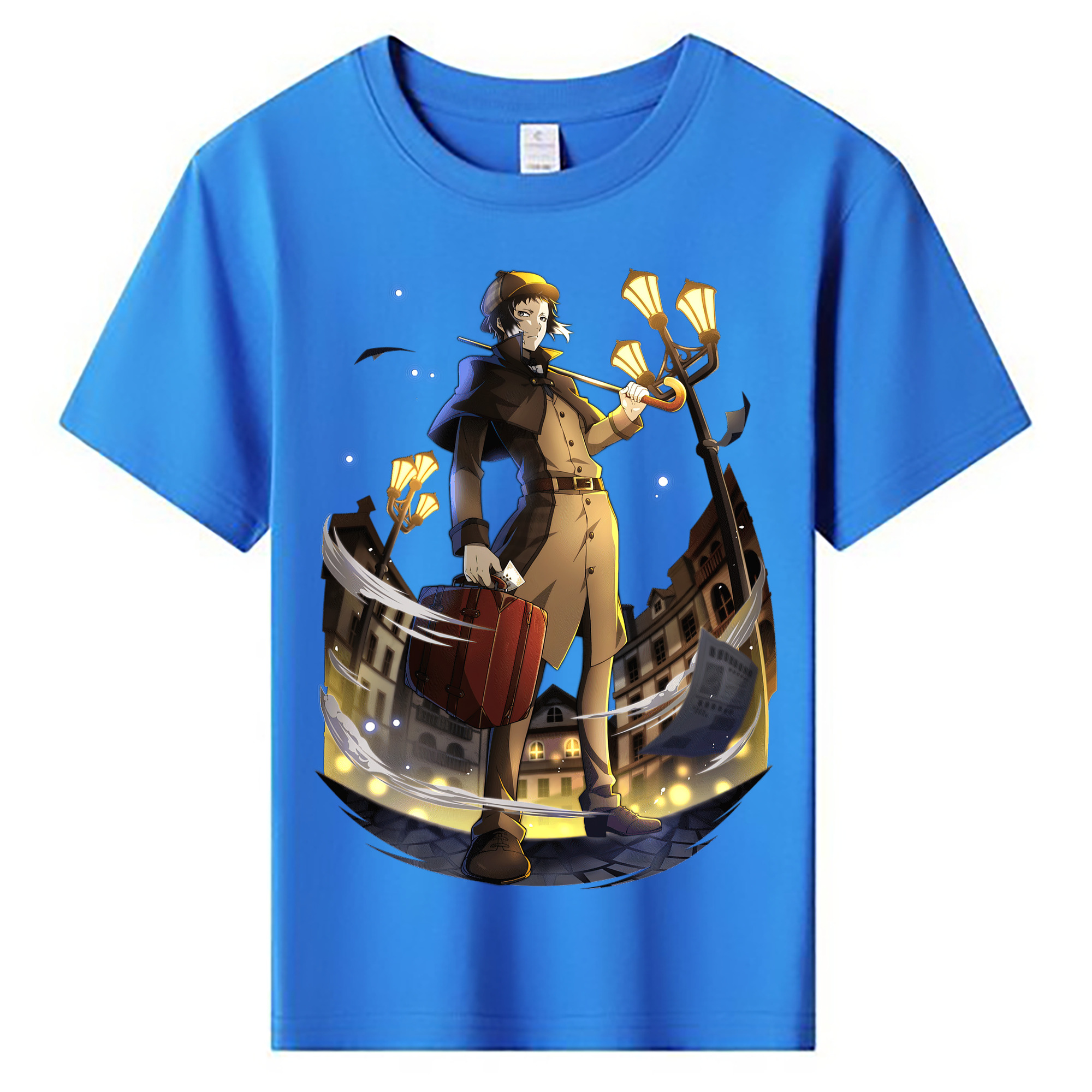 （画像用） 文豪ストレイドッグス Bungo Stray Dogs 綿100％キッズTシャツ（フロントプリント）
